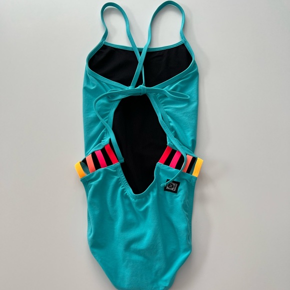 New JOLYN Gavin Contrast One Piece In Hawaii Blue - Picture 5 of 11